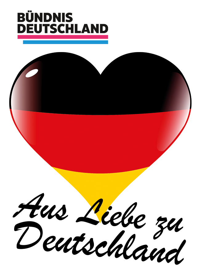 Aufkleber Deutschland Motiv (1000 Stk) A7
