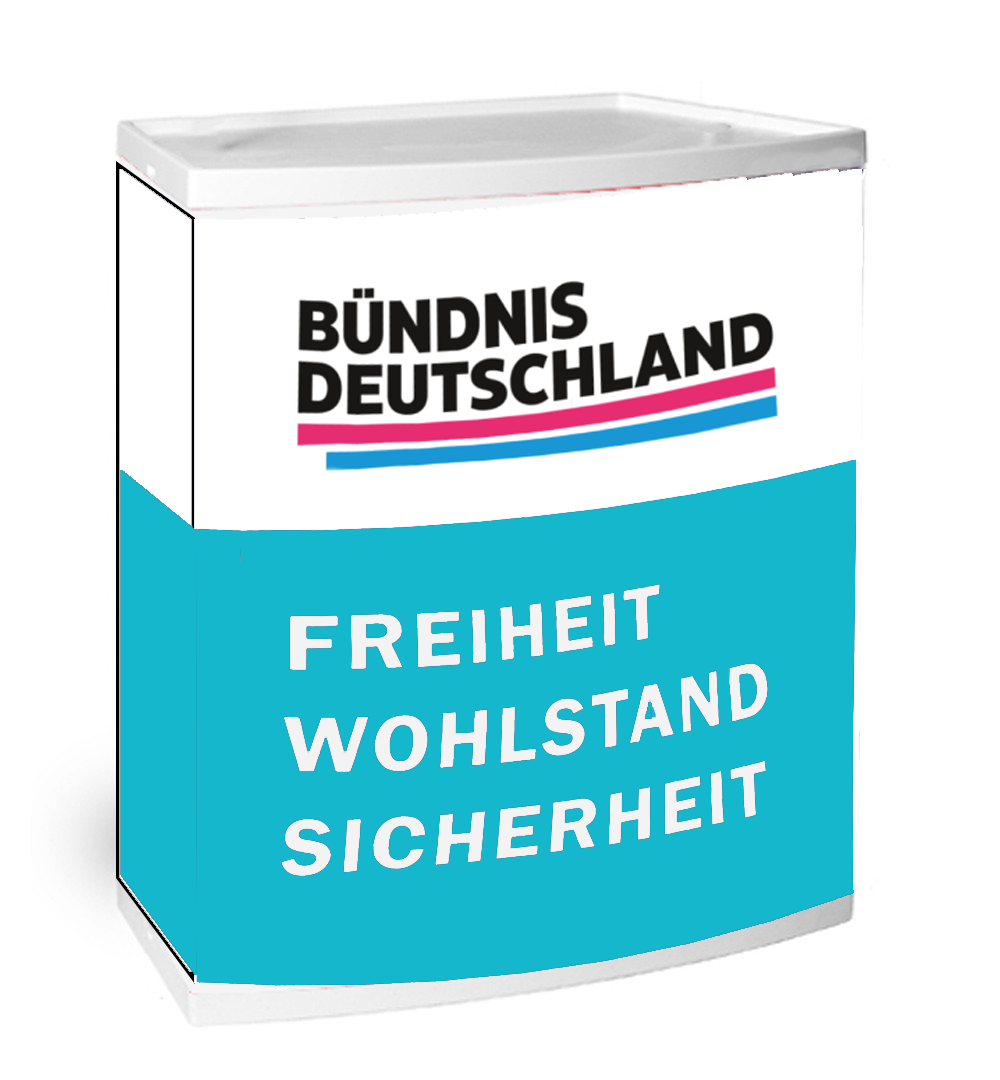 Infostand Motiv hell