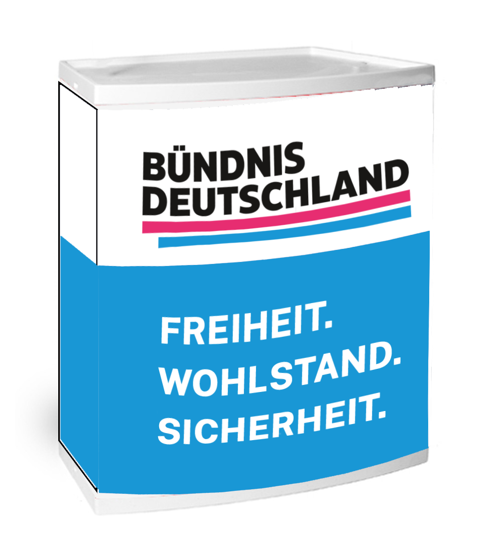 Infostand Motiv hell