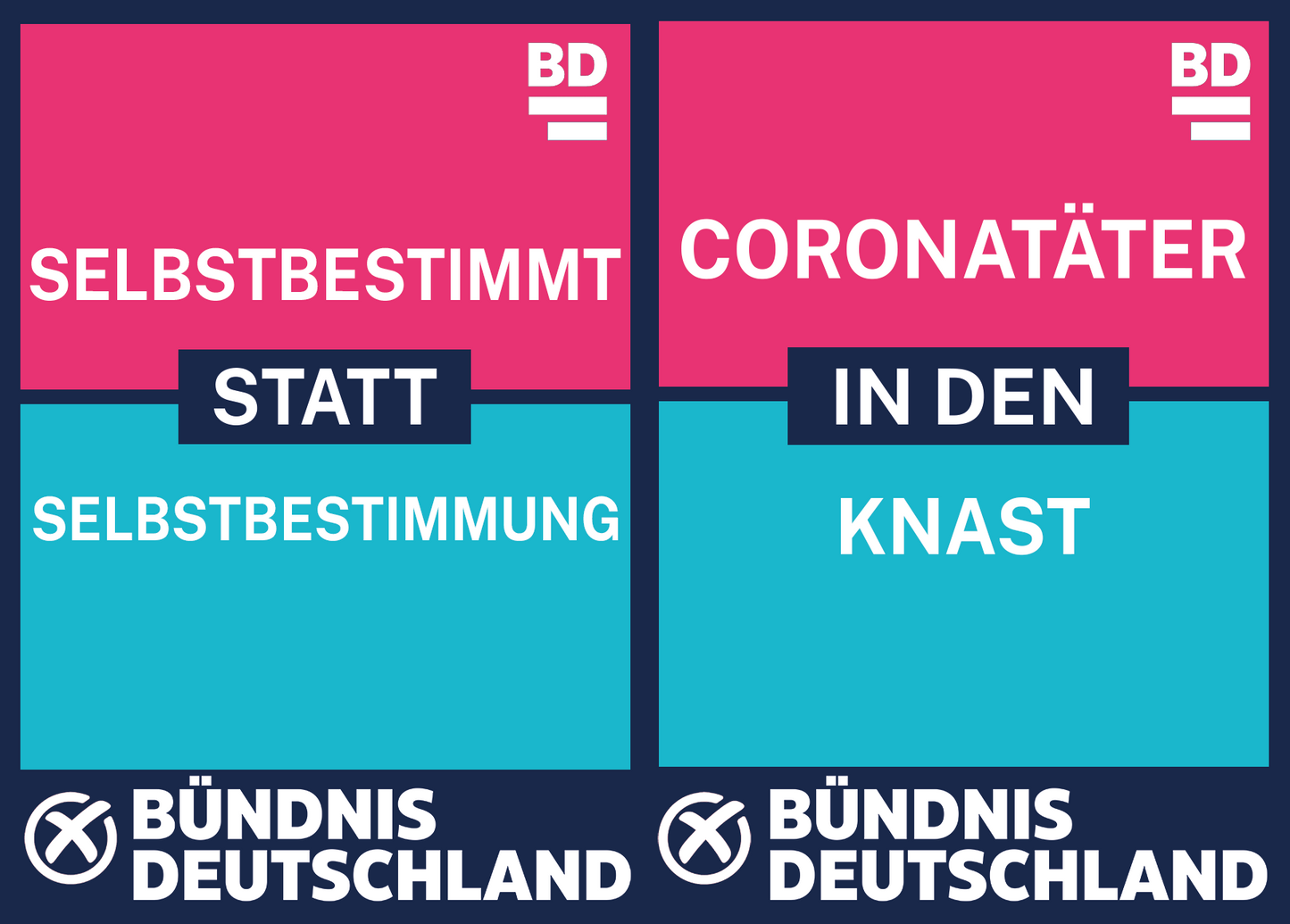 Wahlplakat Doppel-B1 20 Stk