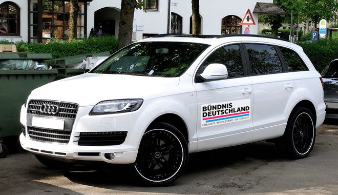 Autotürmagnete 2 Stk weiß