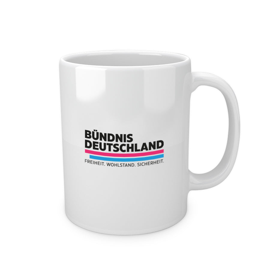 Tasse mit Logo BÜNDNIS DEUTSCHLAND