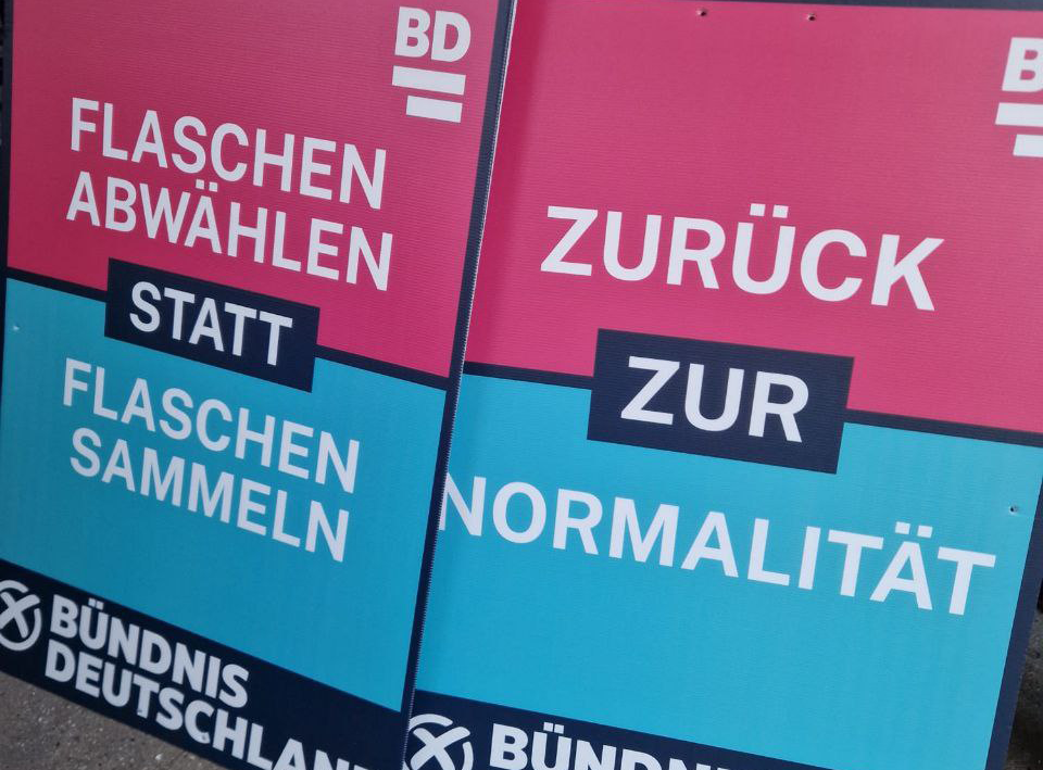 Wahlplakat Doppel-B1 20 Stk
